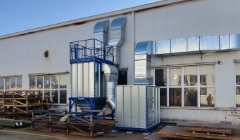 Фильтр для пространственного отсасывания сварочного цеха