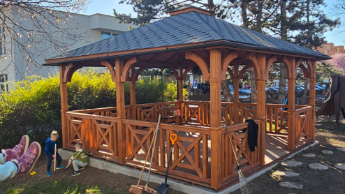 Neuer Pavillon für den Kindergarten Brno, Jihomoravské náměstí